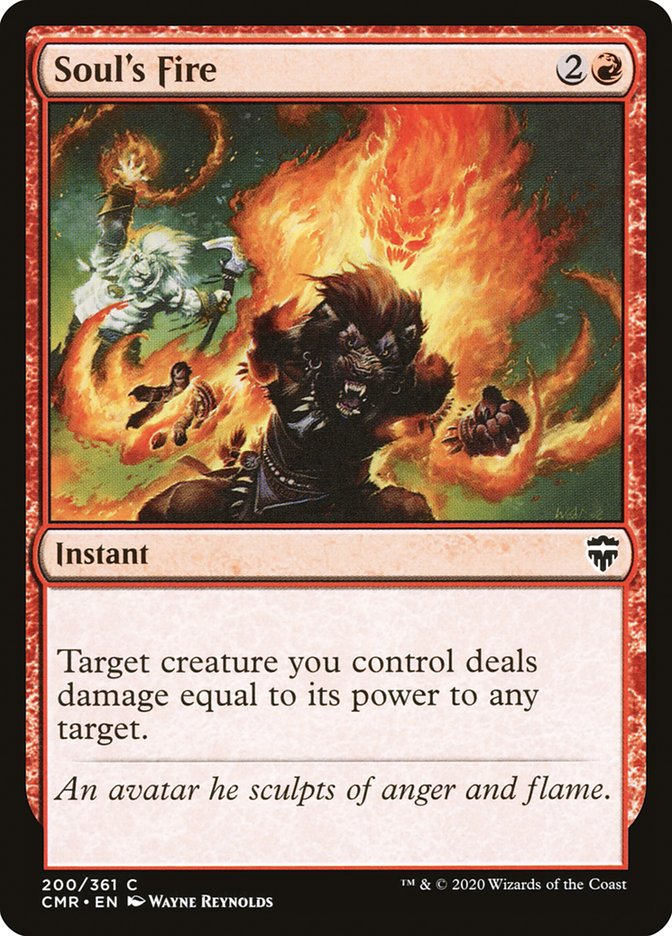 Soul's Fire [Commander Legends] | Devastation Store