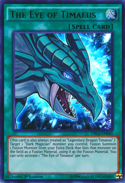 The Eye of Timaeus [DRL3-EN045] Ultra Rare | Devastation Store