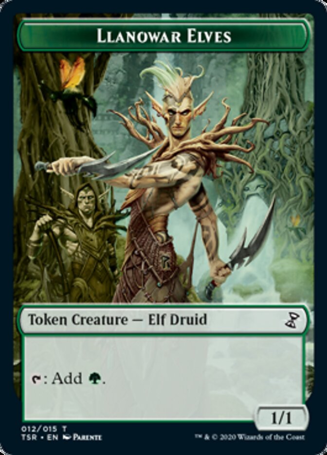 Llanowar Elves Token [Time Spiral Remastered Tokens] | Devastation Store