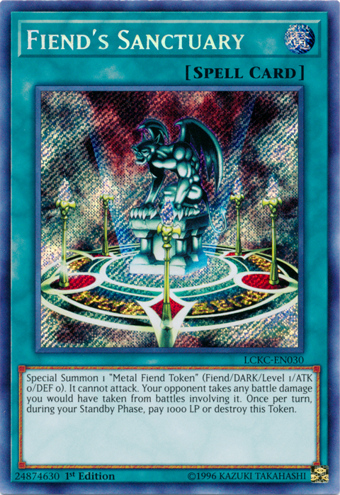 Fiend's Sanctuary [LCKC-EN030] Secret Rare | Devastation Store
