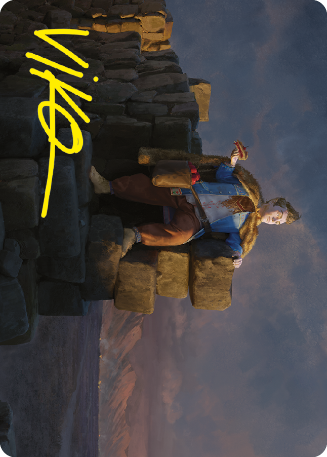 Pippin, Warden of Isengard Art Card (Gold-Stamped Signature) [The Lord of the Rings: Tales of Middle-earth Art Series] | Devastation Store