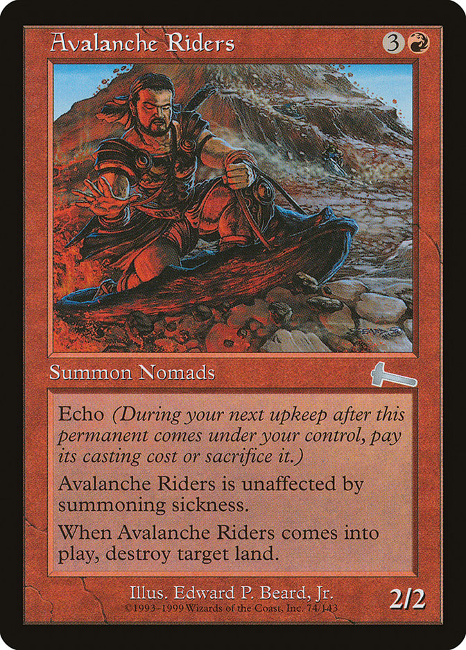 Avalanche Riders [Urza's Legacy] - Devastation Store | Devastation Store