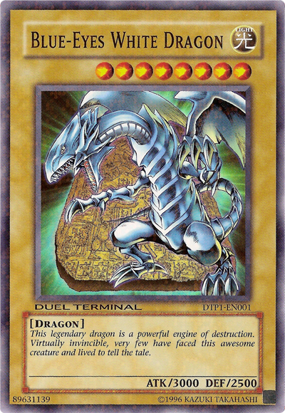 Blue-Eyes White Dragon [DTP1-EN001] Super Rare | Devastation Store