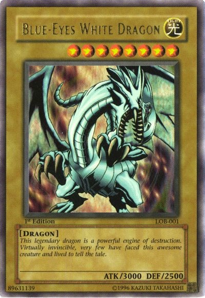 Blue-Eyes White Dragon [LOB-001] Ultra Rare | Devastation Store