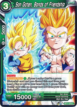 Son Goten, Bonds of Friendship [BT11-078] | Devastation Store