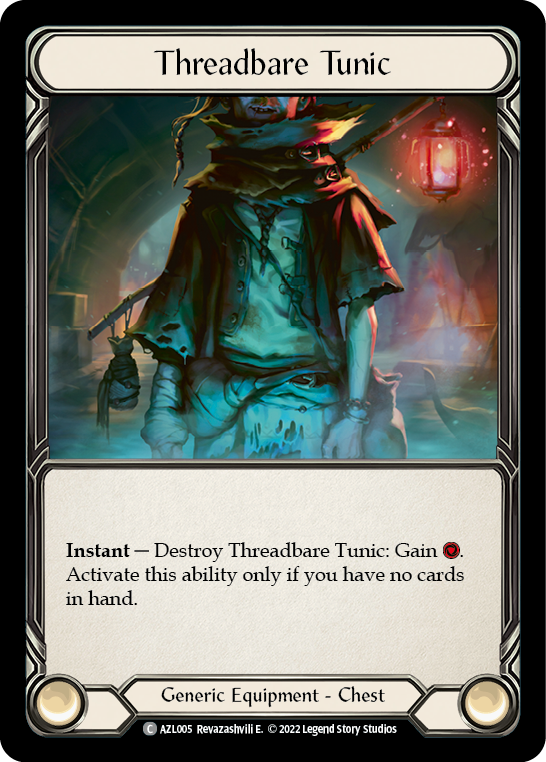 Threadbare Tunic [AZL005] (Outsiders Azalea Blitz Deck) | Devastation Store