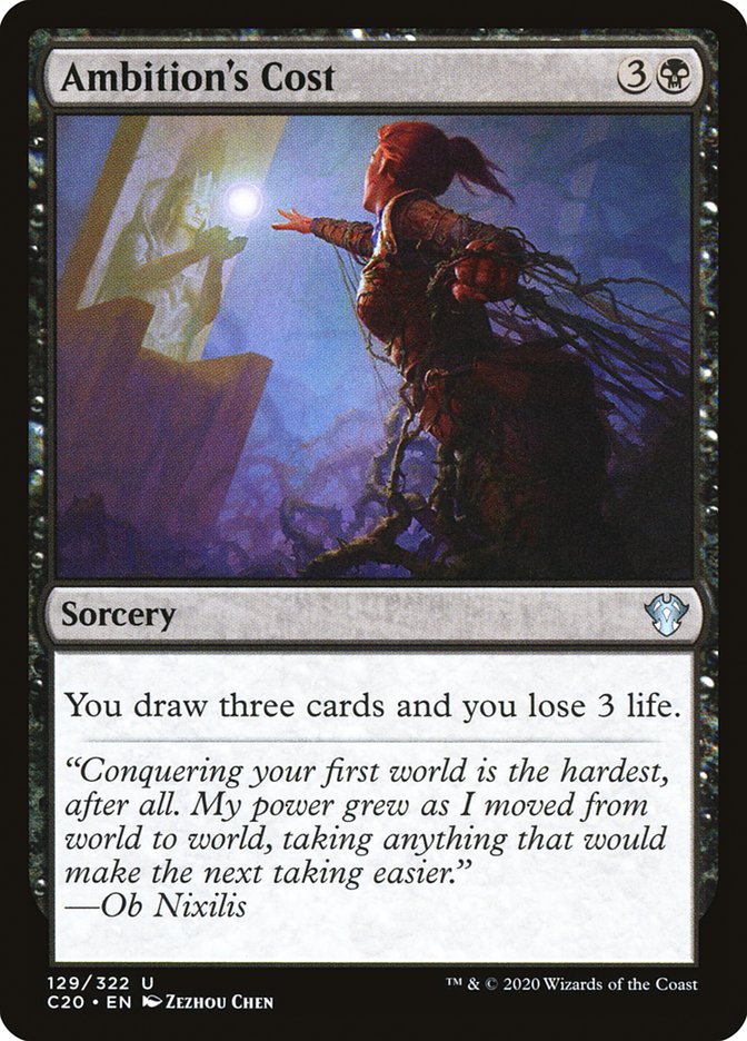 Ambition's Cost [Commander 2020] | Devastation Store