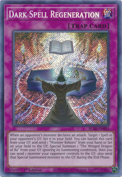 Dark Spell Regeneration [BLAR-EN001] Secret Rare | Devastation Store