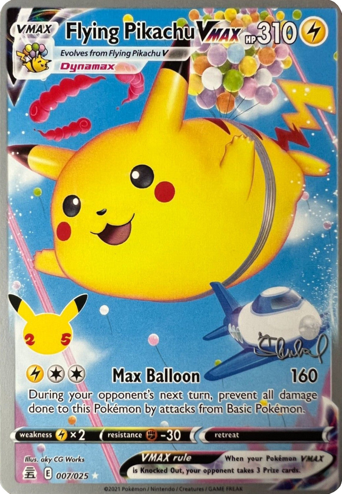 Flying Pikachu VMAX (007/025) (ADP - Ondrej Skubal) [World Championships 2022] | Devastation Store