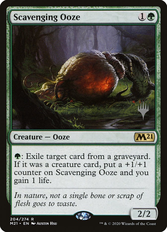 Scavenging Ooze (Promo Pack) [Core Set 2021 Promos] | Devastation Store