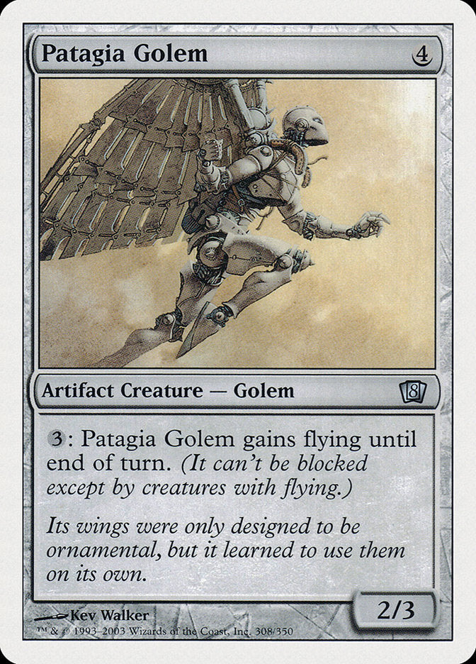 Patagia Golem [Eighth Edition] | Devastation Store
