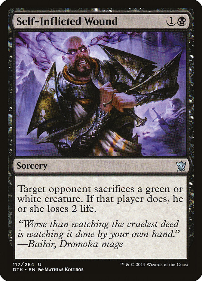 Self-Inflicted Wound [Dragons of Tarkir] | Devastation Store