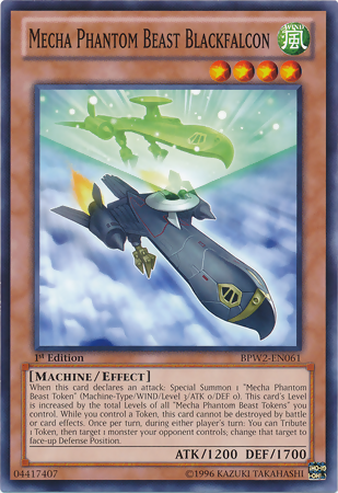 Mecha Phantom Beast Blackfalcon [BPW2-EN061] Common | Devastation Store