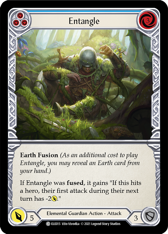 Entangle (Blue) [ELE015] (Tales of Aria)  1st Edition Normal | Devastation Store