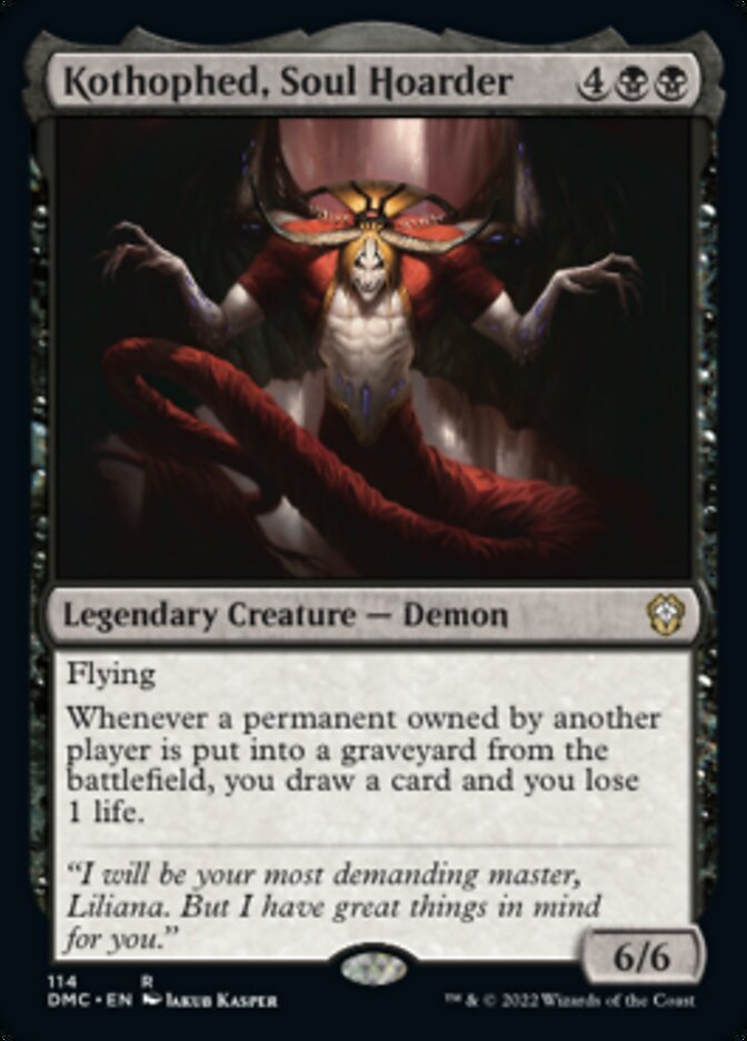 Kothophed, Soul Hoarder [Dominaria United Commander] | Devastation Store