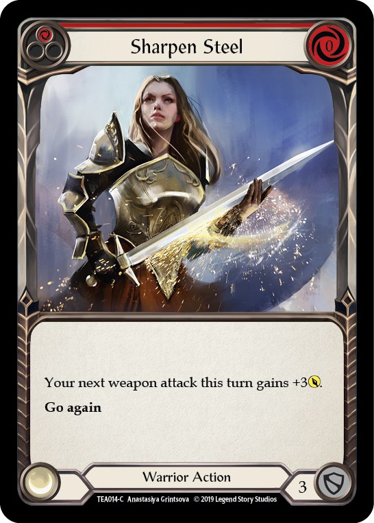 Sharpen Steel (Red) [TEA014-C] Normal - Devastation Store | Devastation Store