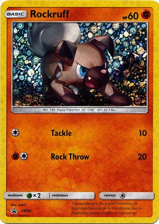 Rockruff (SM06) (General Mills Promo) [Sun & Moon: Black Star Promos] | Devastation Store