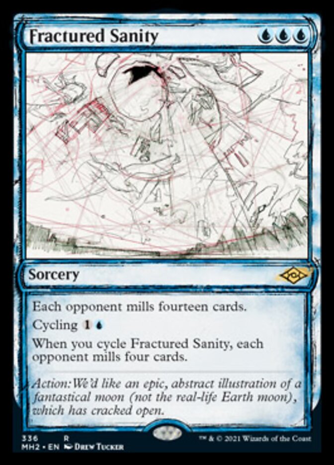 Fractured Sanity (Sketch) [Modern Horizons 2] | Devastation Store