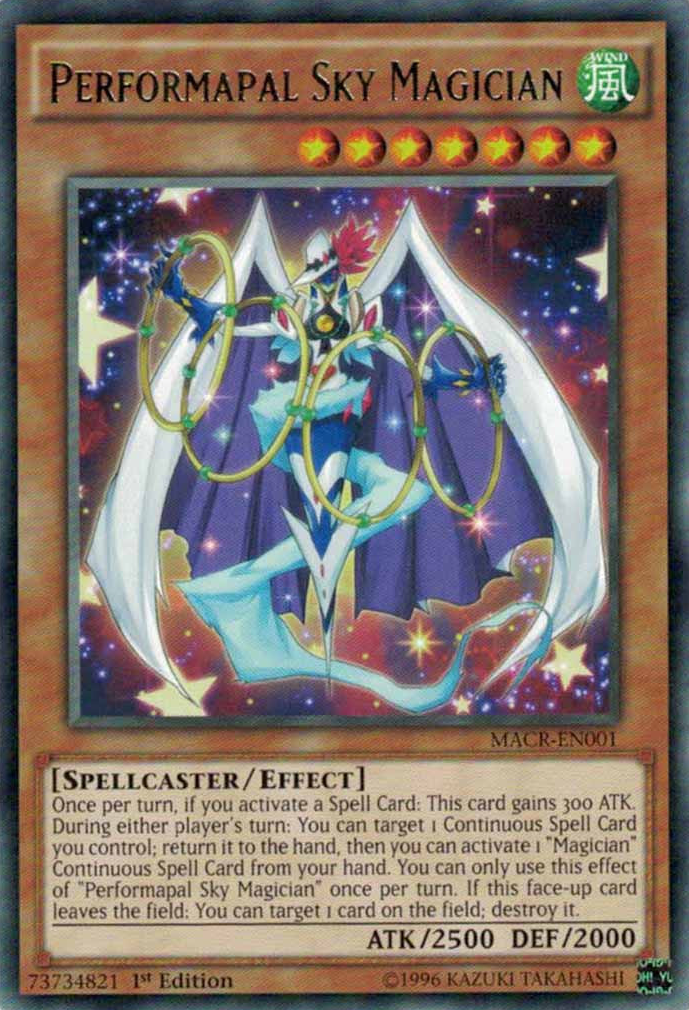 Performapal Sky Magician [MACR-EN001] Rare | Devastation Store