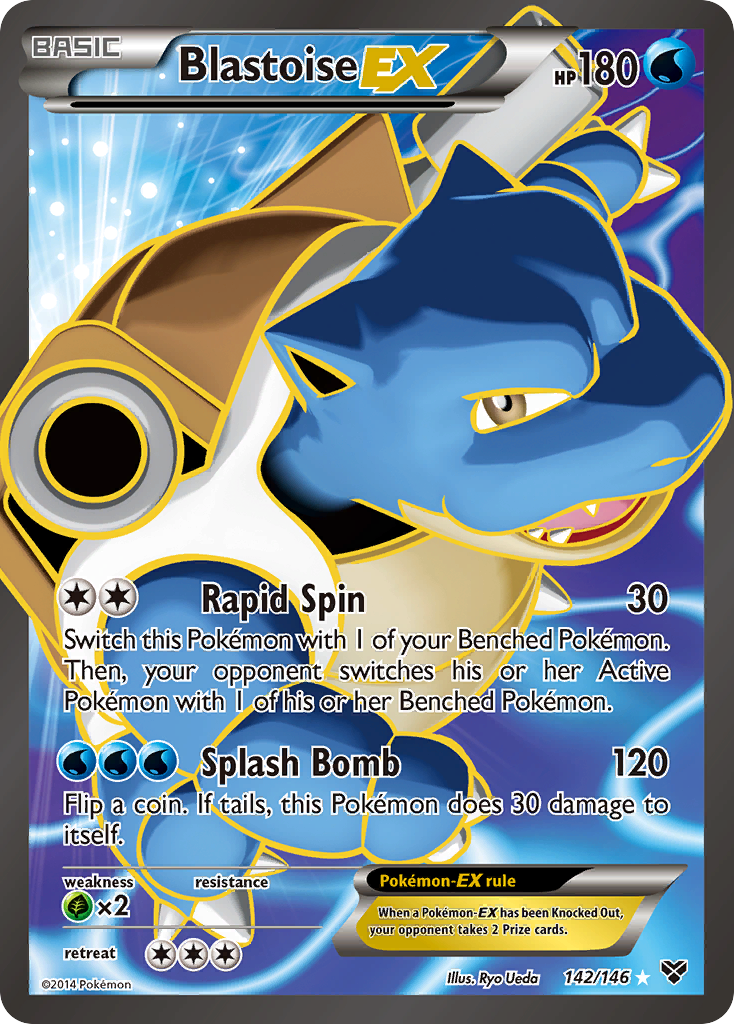 Blastoise EX (142/146) [XY: Base Set] | Devastation Store