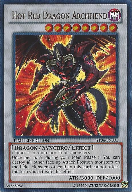 Hot Red Dragon Archfiend [YF06-EN001] Ultra Rare | Devastation Store