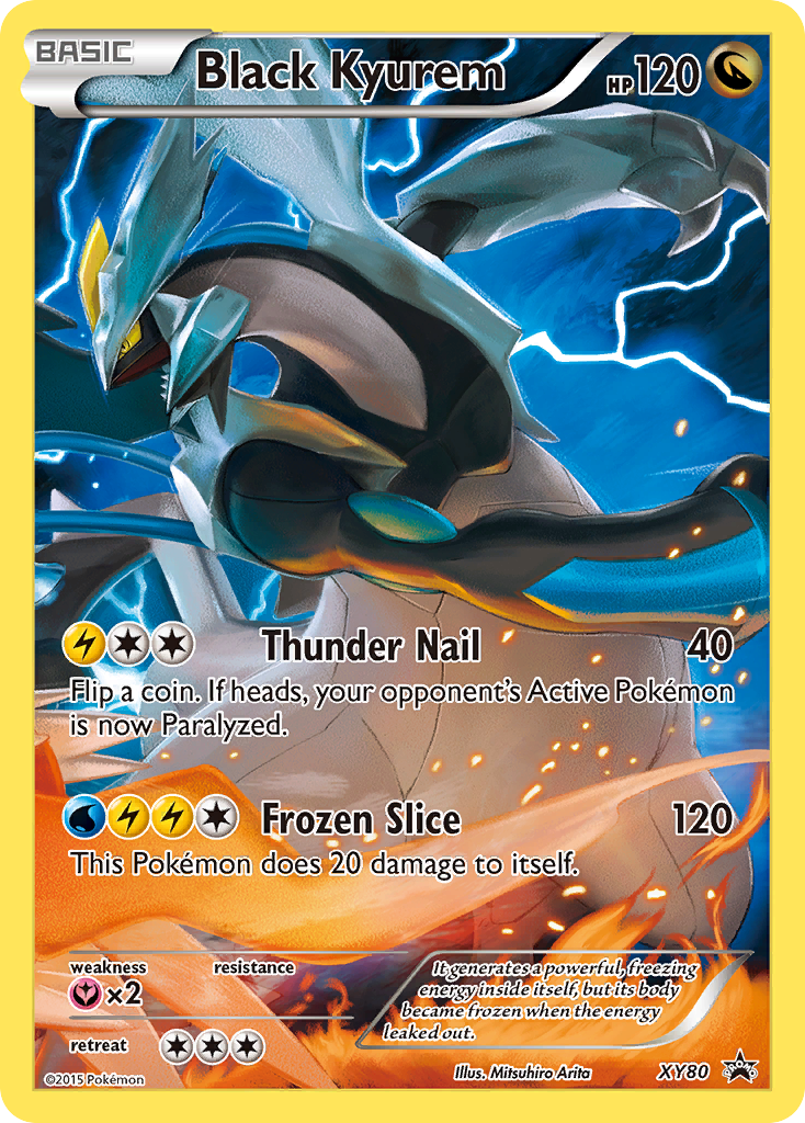 Black Kyurem (XY80) (Full Art Promo) [XY: Black Star Promos] | Devastation Store