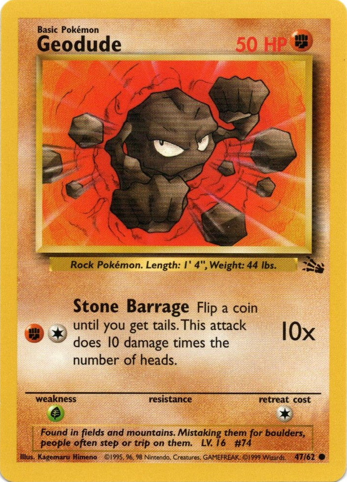 Geodude (47/62) [Fossil Unlimited] | Devastation Store