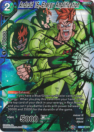 Android 16, Energy Amplification (SPR) [BT8-121] | Devastation Store