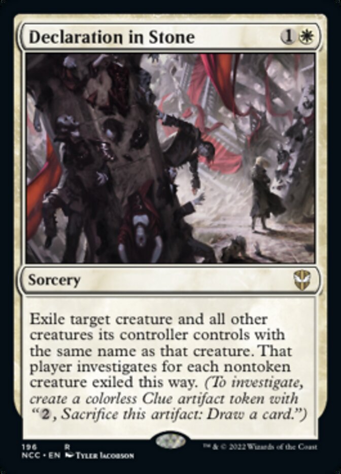 Declaration in Stone [Streets of New Capenna Commander] | Devastation Store