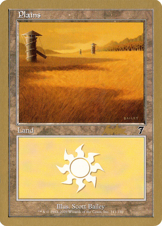 Plains (bk341) (Brian Kibler) [World Championship Decks 2002] | Devastation Store