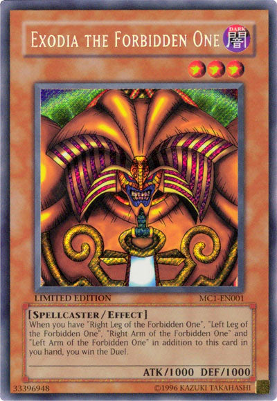 Exodia the Forbidden One [MC1-EN001] Secret Rare | Devastation Store