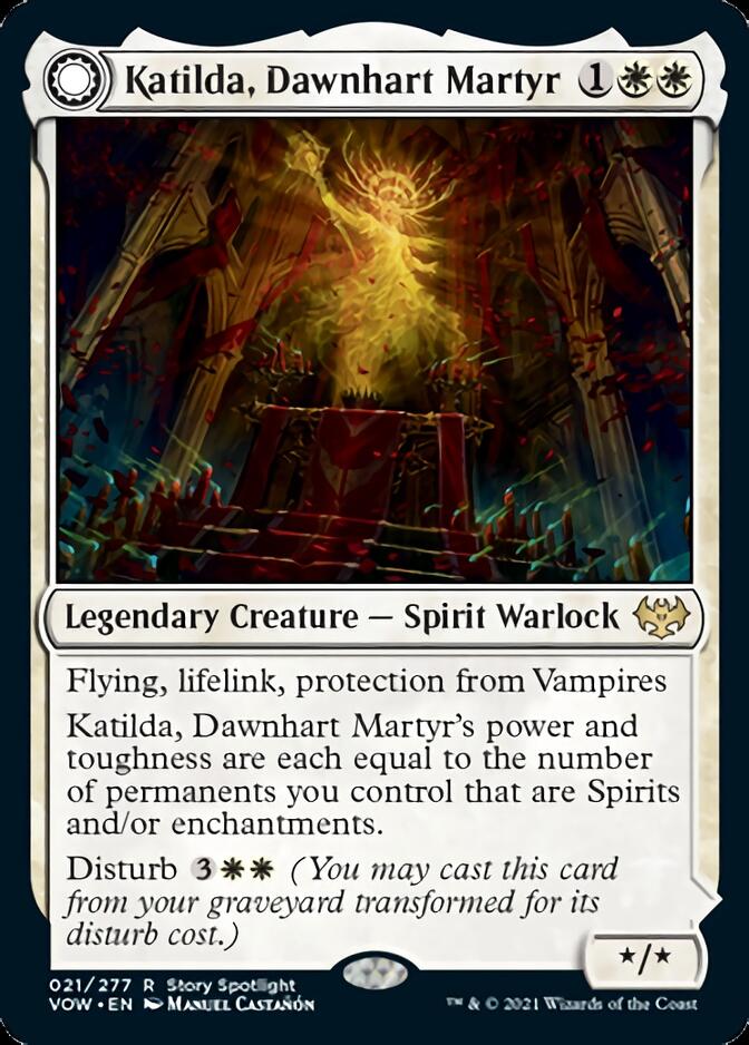 Katilda, Dawnhart Martyr // Katilda's Rising Dawn [Innistrad: Crimson Vow] | Devastation Store
