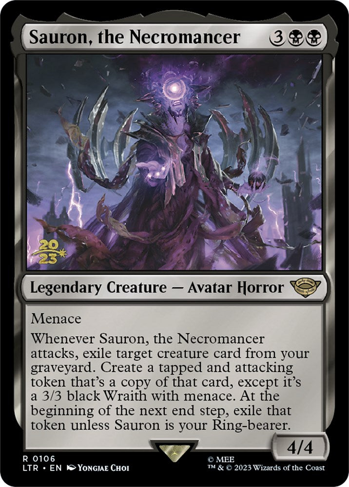Sauron, the Necromancer [The Lord of the Rings: Tales of Middle-Earth Prerelease Promos] | Devastation Store