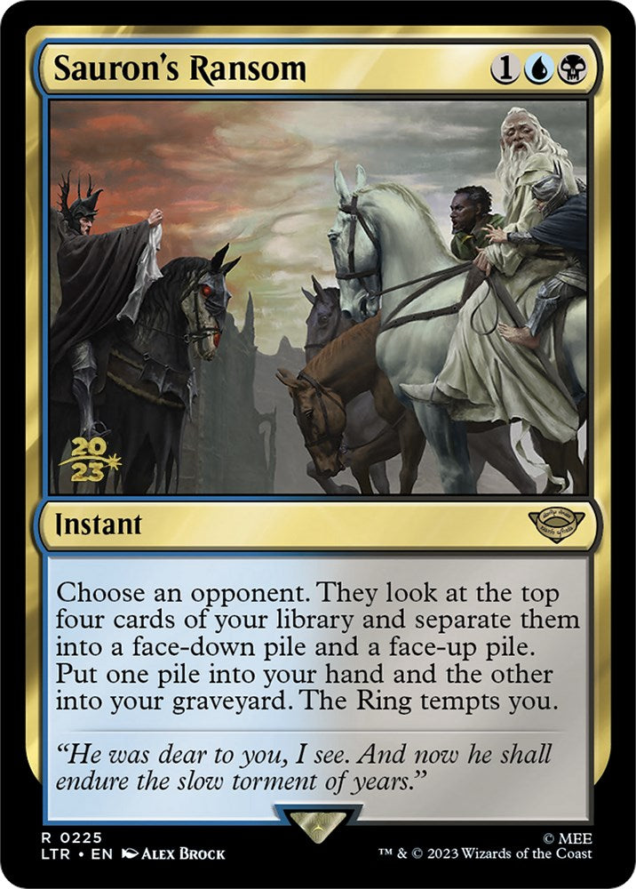 Sauron's Ransom [The Lord of the Rings: Tales of Middle-Earth Prerelease Promos] | Devastation Store