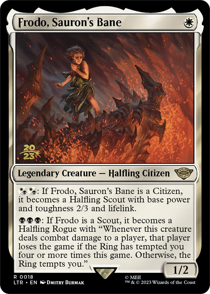 Frodo, Sauron's Bane [The Lord of the Rings: Tales of Middle-Earth Prerelease Promos] | Devastation Store
