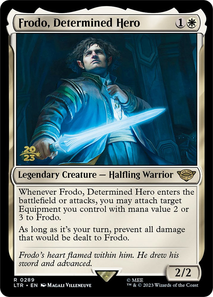 Frodo, Determined Hero [The Lord of the Rings: Tales of Middle-Earth Prerelease Promos] | Devastation Store