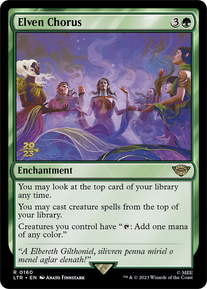 Elven Chorus [The Lord of the Rings: Tales of Middle-Earth Prerelease Promos] | Devastation Store