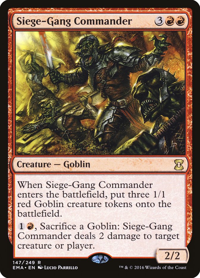 Siege-Gang Commander [Eternal Masters] | Devastation Store