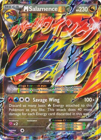 M Salamence EX (XY171) (Jumbo Card) [XY: Black Star Promos] | Devastation Store