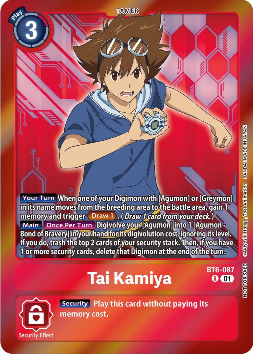 Tai Kamiya [BT6-087] (Event Pack 5) [Double Diamond Promos] | Devastation Store