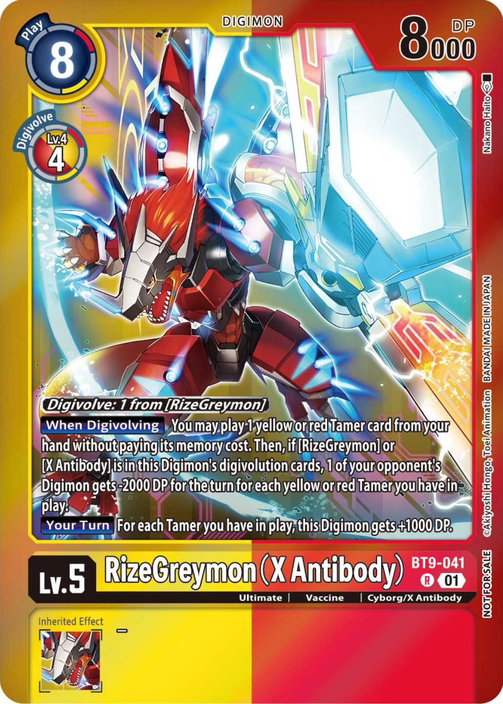 RizeGreymon (X Antibody) [BT9-041] (Event Pack 5) [X Record Promos] | Devastation Store