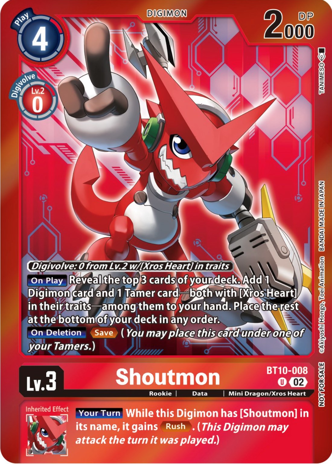 Shoutmon [BT10-008] (Event Pack 5) [Xros Encounter Promos] | Devastation Store