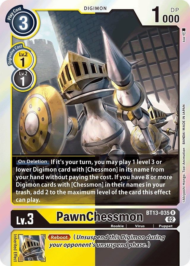 PawnChessmon [BT13-035] [Versus Royal Knights Booster] | Devastation Store