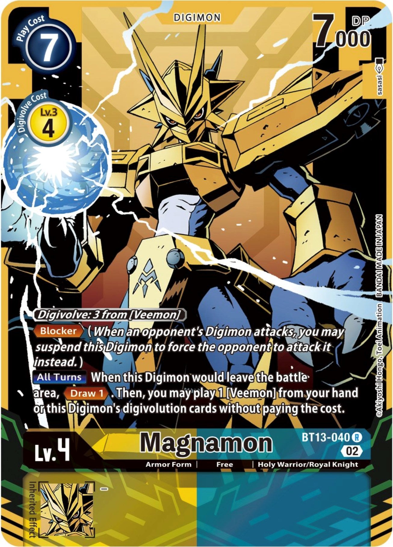 Magnamon [BT13-040] (Alternate Art) [Versus Royal Knights Booster] | Devastation Store