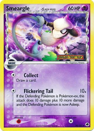 Smeargle (39/101) (Delta Species) (Stamped) [EX: Dragon Frontiers] | Devastation Store