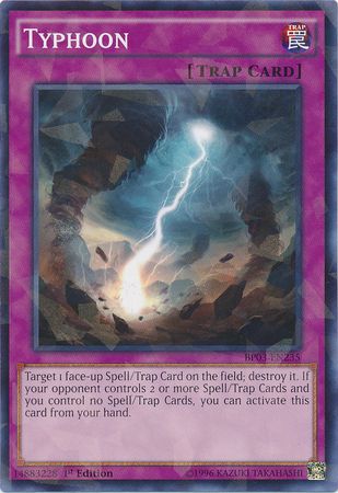 Typhoon [BP03-EN235] Shatterfoil Rare | Devastation Store