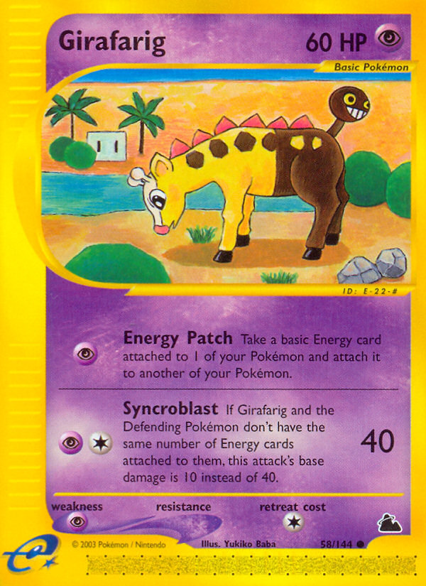 Girafarig (58/144) [Skyridge] | Devastation Store