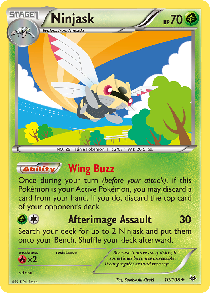 Ninjask (10/108) [XY: Roaring Skies] | Devastation Store