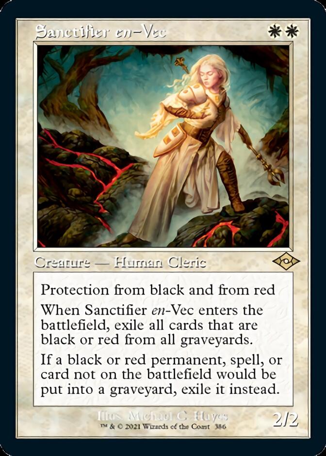 Sanctifier en-Vec (Retro Foil Etched) [Modern Horizons 2] | Devastation Store