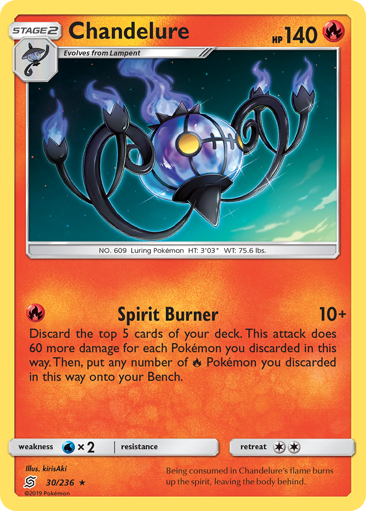 Chandelure (30/236) [Sun & Moon: Unified Minds] | Devastation Store